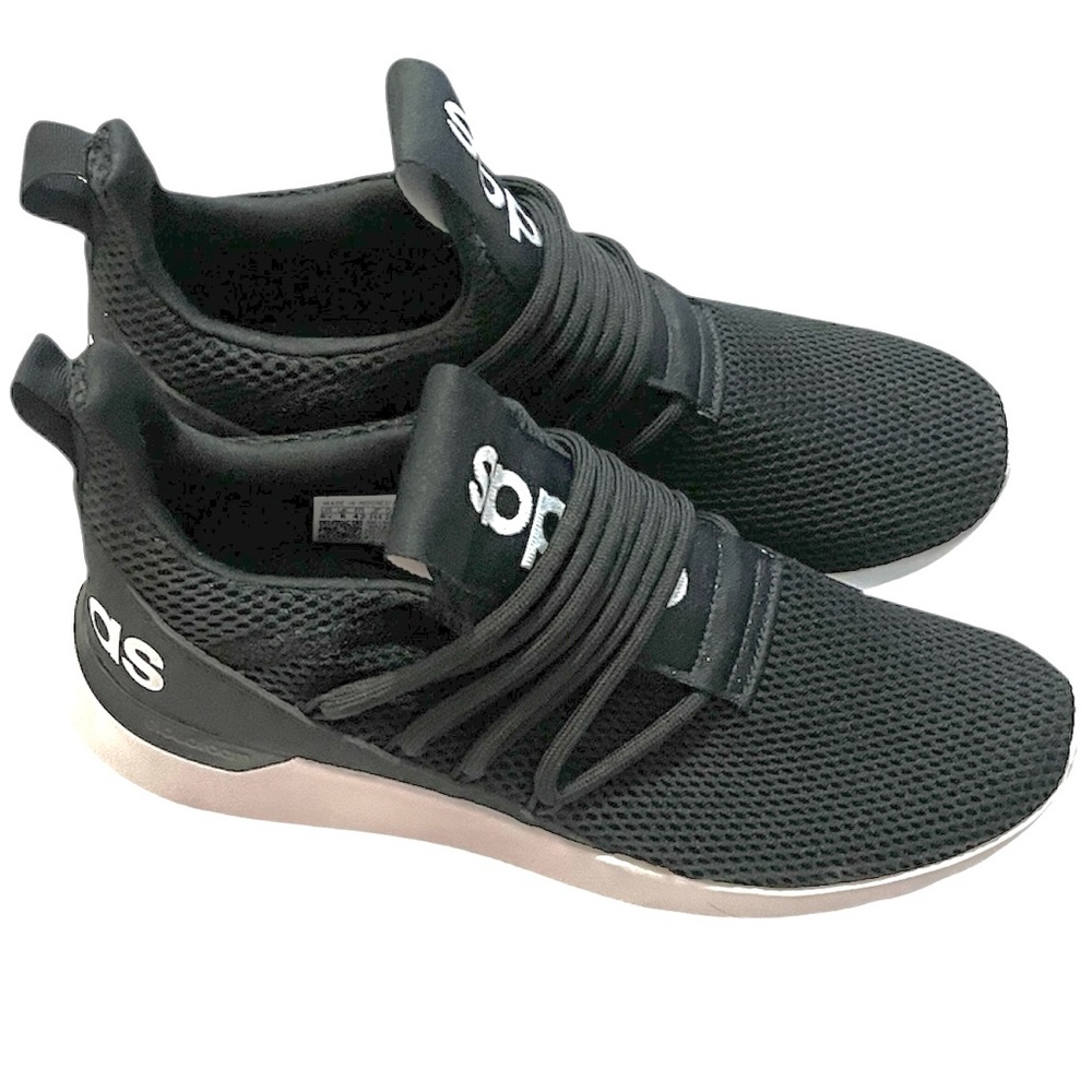 NWOT Adidas Lite Racer Adapt 3.0 Black Slip on Mesh Sneakers Size 8.5 Mens